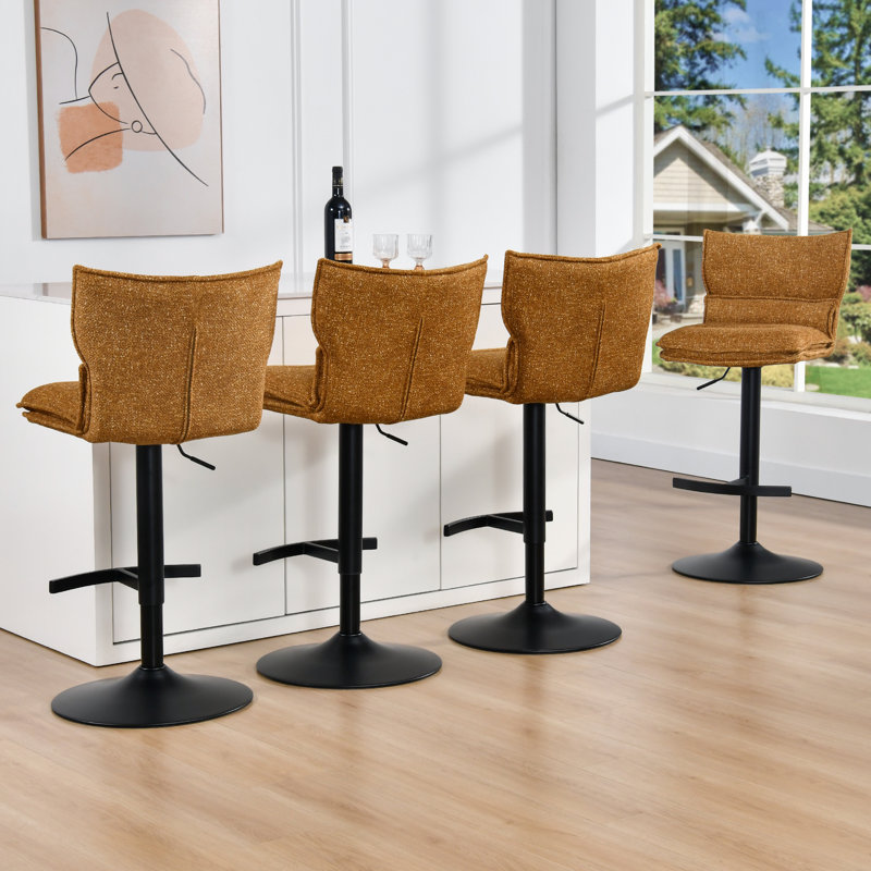 Tabouret de bar Modern, 4, Jaune