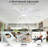 72" 8-Blade Large Ceiling Fans Modern Farmhouse Indoor With Lights And Remote-1082696116