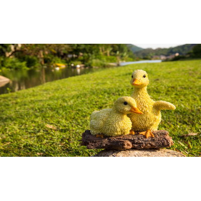 Playful Ducklings 1 Piece Garden Statue