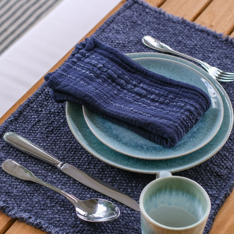 Napperons Porter, Bleu marine