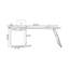 Bureau gris / blanc fritté rectangulaire + bois manufacturé + acier inoxydable avec bureau à 3 tiroirs-1141999245-1141999246