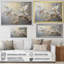 «White and Grey Birds Floral Serenity I», art mural oiseau-1833114119-1833114120