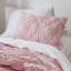 Ensembles de literie à motif floral rose doux, édredon simple en microfibre avec motif confortable toutes saisons