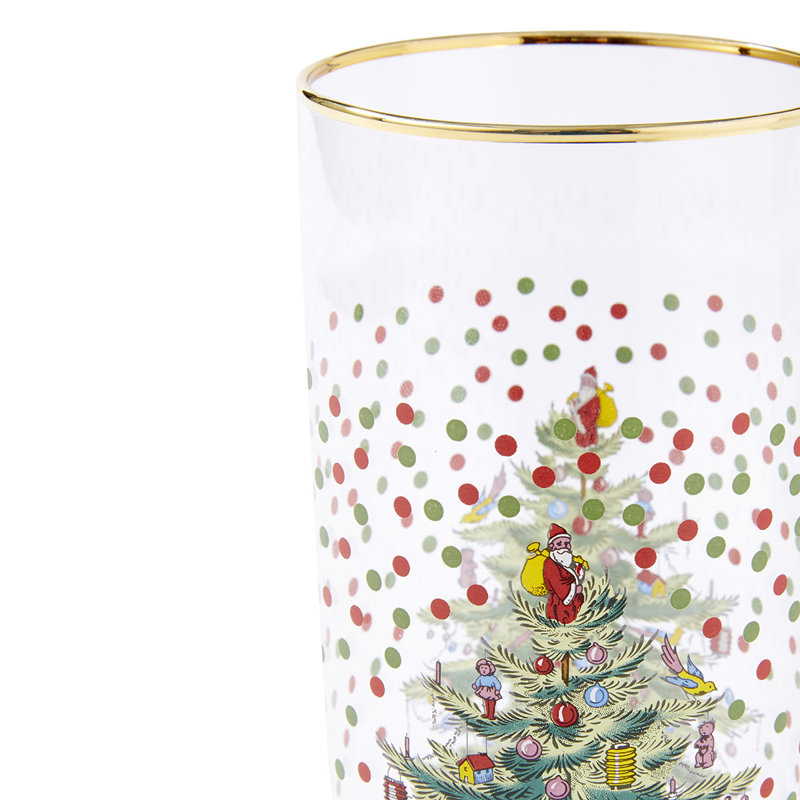 Verres à pois Highball, ensemble de 4