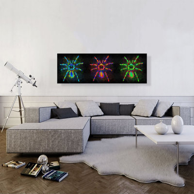 " Three Tarantula Spiders " Painting Print