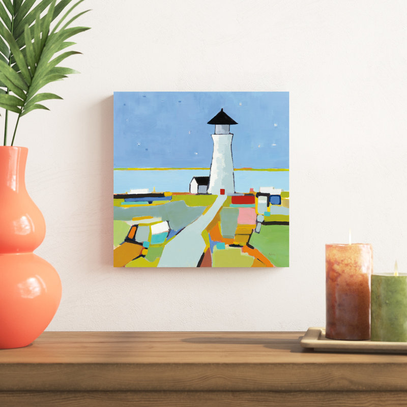 Vers le phare, H 12 po x l 12 po x P 1,25 po