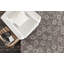Tapis floral en laine touffeté à la main gris et ivoire Medford-24415721-122614655