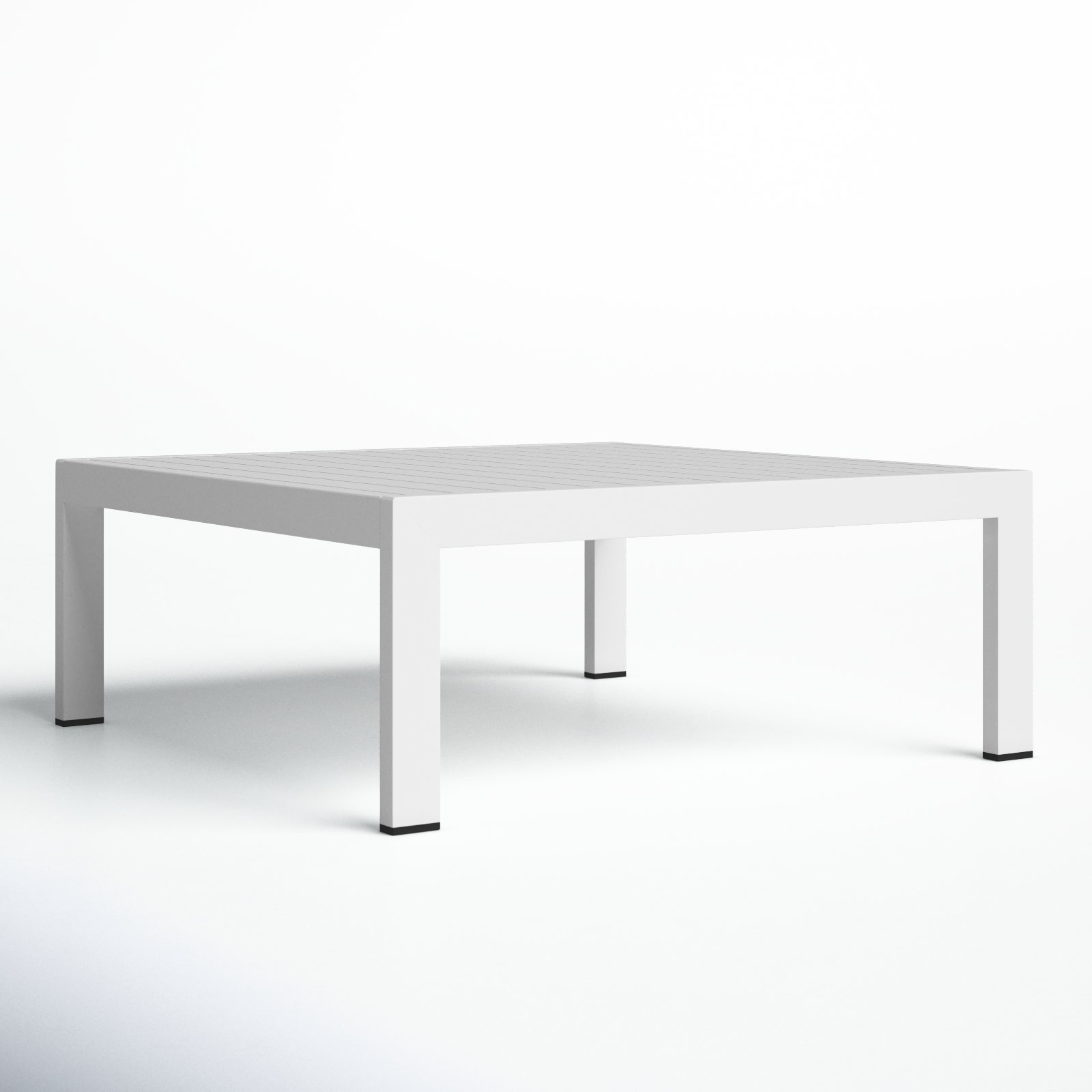 Novae 31" Patio Table, White