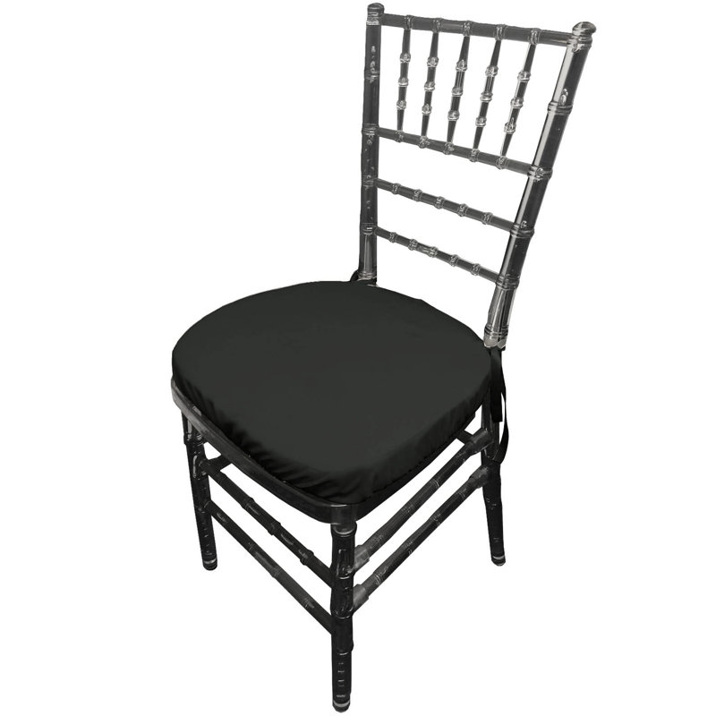 Housse de coussin de chaise, Noir