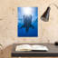 Whale Shark Rays Peaceful Serene Tranquil Shark Whale Nature Ocean Wall Art Print 1 Piece Wrapped Canvas Wall Art-1502577091