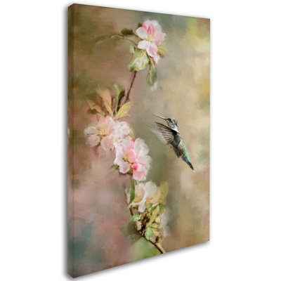 Wrapped Canvas Wall Art - Jai Johnson 'Seeking Nectar' Wall Art for Living Room, Bedroom, or Office Décor - 30x47