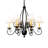 6 - Light Dimmable Empire Chandelier