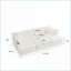 Canapé modulaire, ensemble de sièges modernes 3 pièces pour salon | Blanc neige | Chenille-1314627185