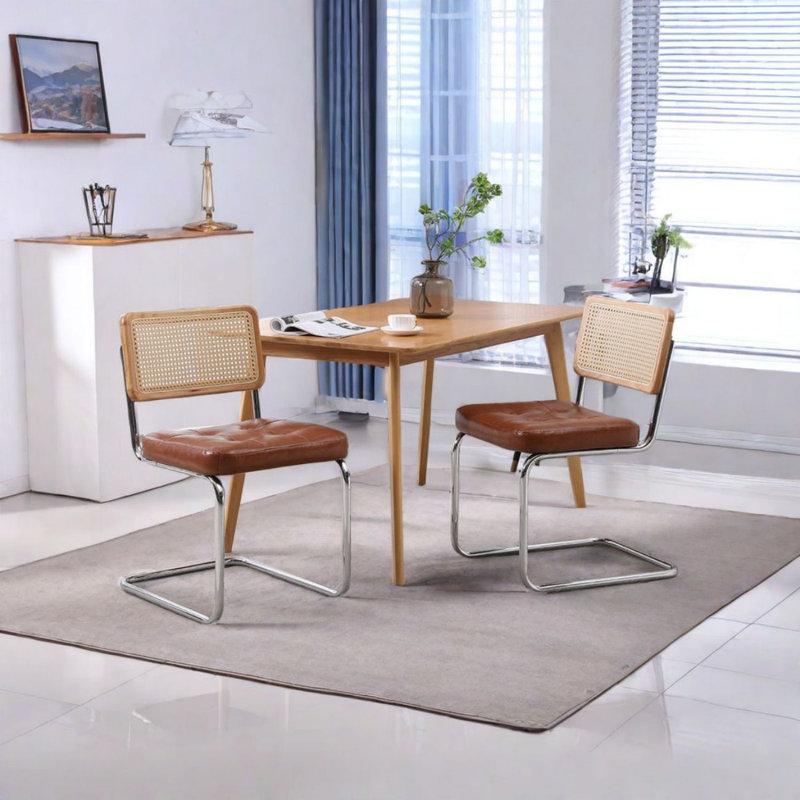 Chaise de salle à manger Ibarhim, Brun