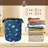 Space-Themed Laundry Hamper With Cartoon Planets Rockets, Collapsible Waterproof Oxford Cloth Storage Basket For Bedroom, Bathroom, Dorm, And Toy Organization