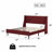 Comfortable Upholstered Platform Bed with Versatile Headboard for Relaxing Sleep