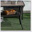 Table basse en rotin PE avec rangement Outsunny