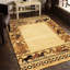 Tapis beige de 79 cm x 91 cm avec motif, envers en polypropylène et jute, résistant aux taches, pour la maison et les zones de passage pour animaux, envers doux et confortable, idéal pour les zones à fort passage.