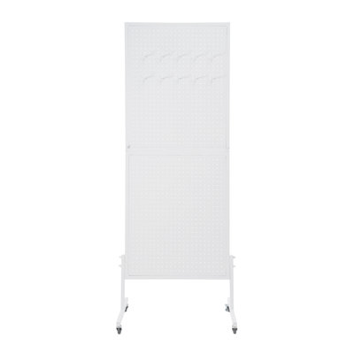 Retail Display Stand With T-Base And Wheels