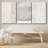 Minimal Landscape Muted Gray Grunge Effect Neutral Pictures Framed Canvas 3 Pieces Print Wall Art-94433930-94433932