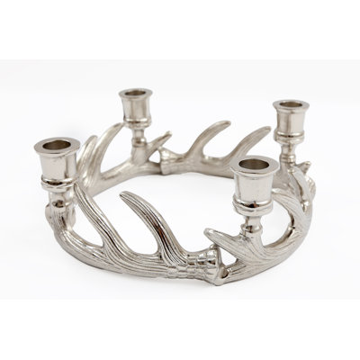 Aluminum Tabletop Candelabra