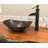 17" Oval Roman Copper Vessel Bathroom Sink
