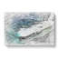 Within The Wave In Blue & Green In Abstract - Wrapped Canvas-55300571