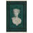 Teal Goddess Bust Accent Rug