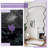 Wavy Arched Full Length Floor Mirror with Stand, Freestanding or Wall Mounted Full Body Mirror for Bedroom, Living Room, or Cloakroom-556198623-556198595