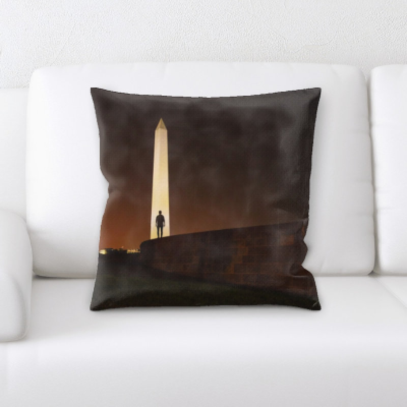 Microsuede Throw Pillow