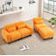 Canapé à accoudoirs arrondis 84,6 po Eibe-1341387800