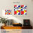 Geometric Mondrian I Multi Piece Canvas Print-93062910
