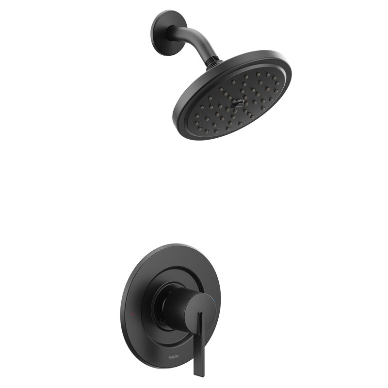 Moen Cia Posi-Temp Eco-Performance Shower Only Faucet Trim Kit, Valve Required, Matte Black