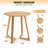 Joacima Solid Wood Top End Table