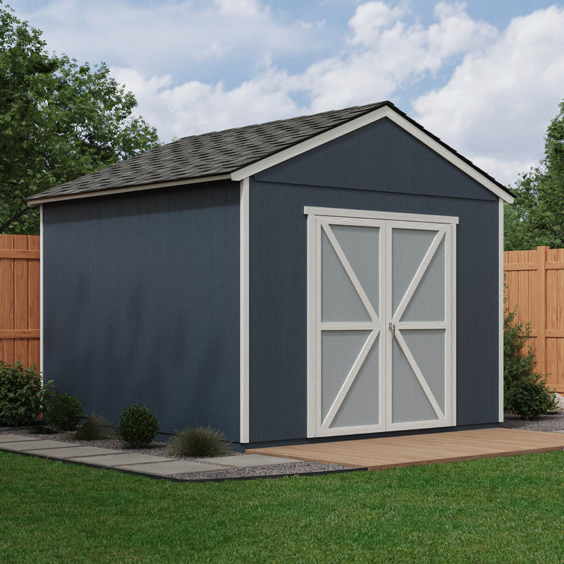 Rookwood Wood Storage Shed, Multiple Sizes (Professional Installation Available), 10' W x 10' D, No, With Floor