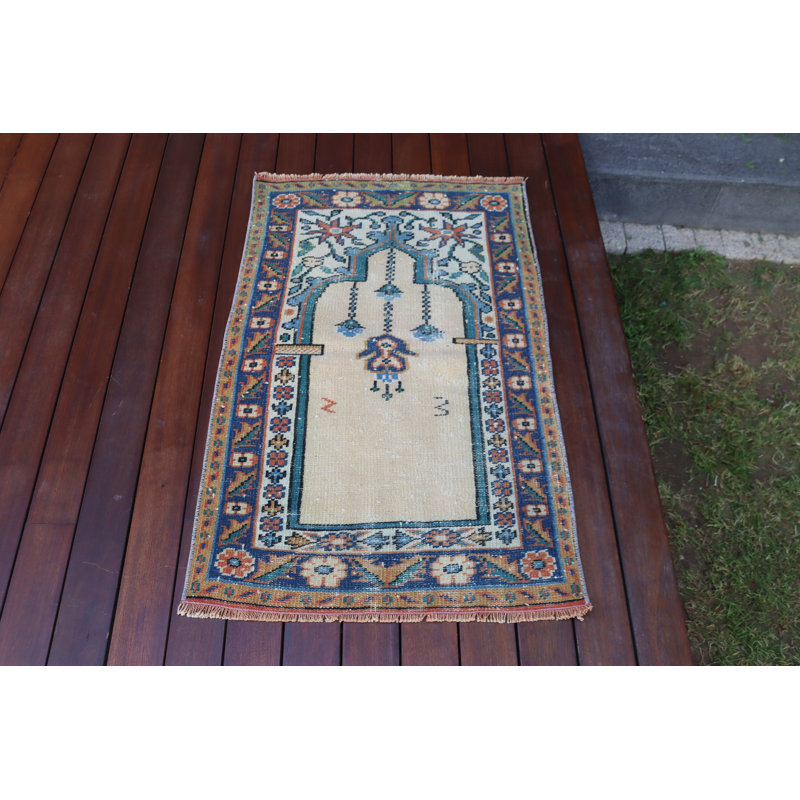 Handcrafted Vintage Turkish Rug Perfect for Enhancing Your Home Decor with Authentic Middle Eastern Charm