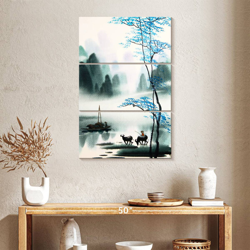 Alvord peinture chinoise Alvord, H 38 po x l 24 po