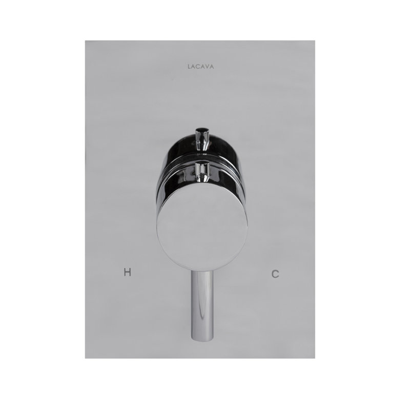 Cigno Built-in Faucet Trim, Polished Chrome