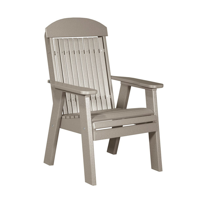Banc de parc en plastique classic Solok, Bois vieilli