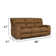 Nirvana Power Reclining Sofa With Power Headrests