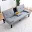 Canapé-lit convertible en cuir PVC-748487445