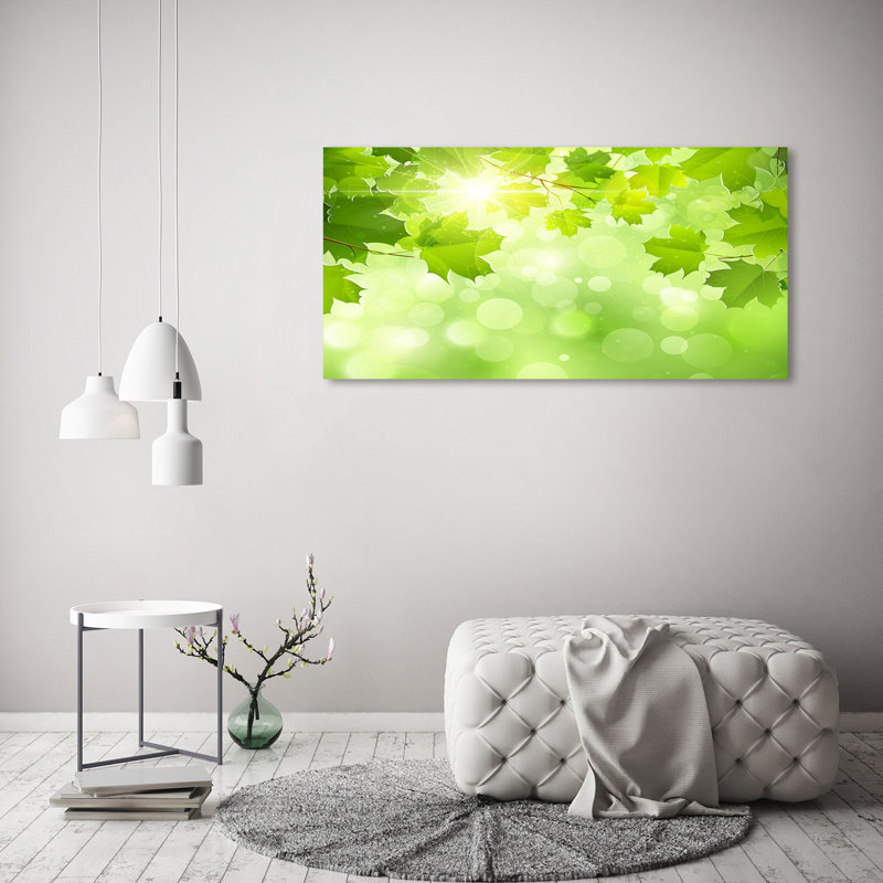 Chestnut Leaves - No Frame Print on Canvas