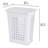 Sterilite Rectangular LiftTop Plastic Laundry Hamper Basket Bin w/ Lid-118911648