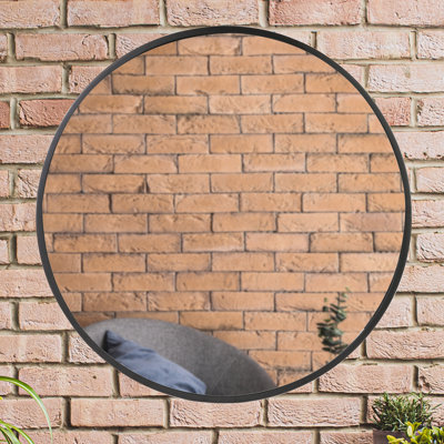 Saragossa Metal Round Wall Mirror