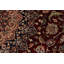 Tapis bordeaux en laine noué à la main de style oriental rectangulaire 8 pi 2 po x 10 pi 4 po Roca