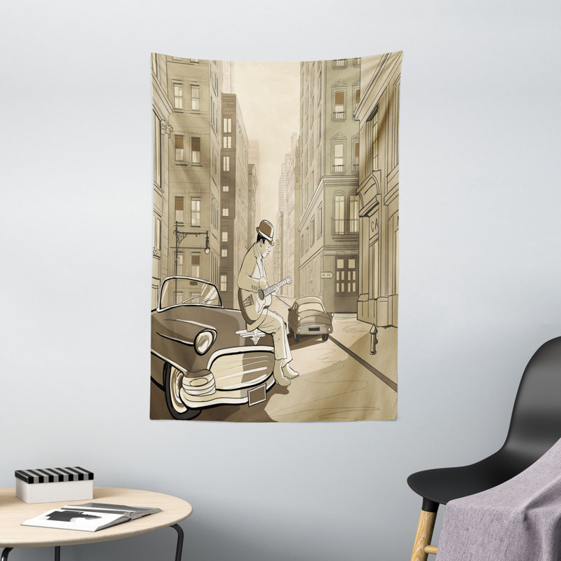 Tapisserie en polyester, H 60 po x l 40 po