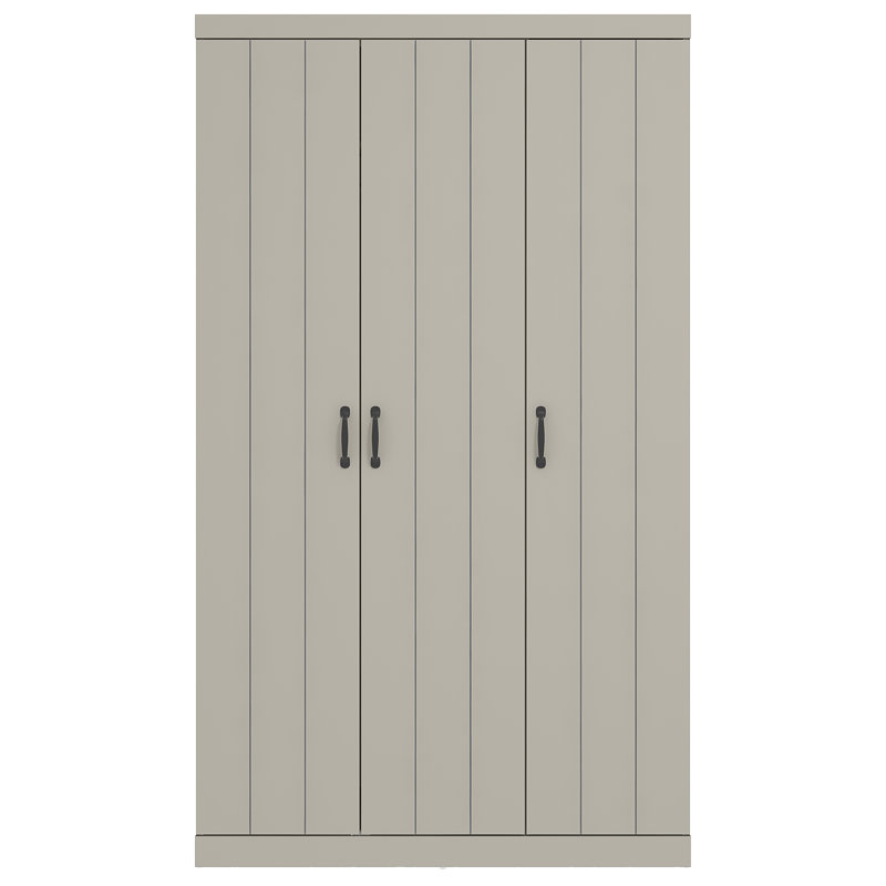 Allington 3 Door Wardrobe, Light Grey