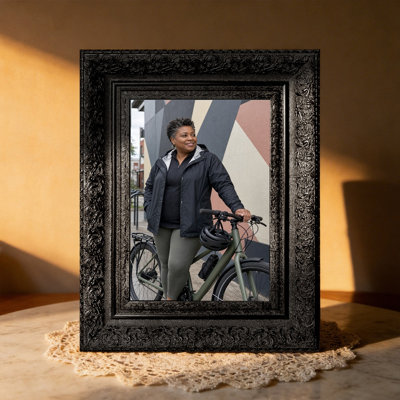 Black 1PC Simple Picture Frame for 8" x 10" Photos and Entryway Decor