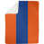 Orange / bleu royal / orange