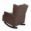 Chaise berçante à oreilles capitonnée-2046092472